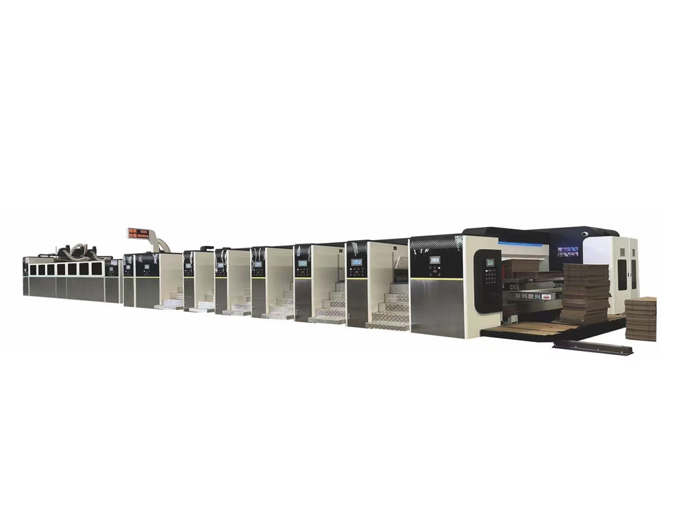 Machine de pliage et de collage d'impression à encre flexo haute vitesse