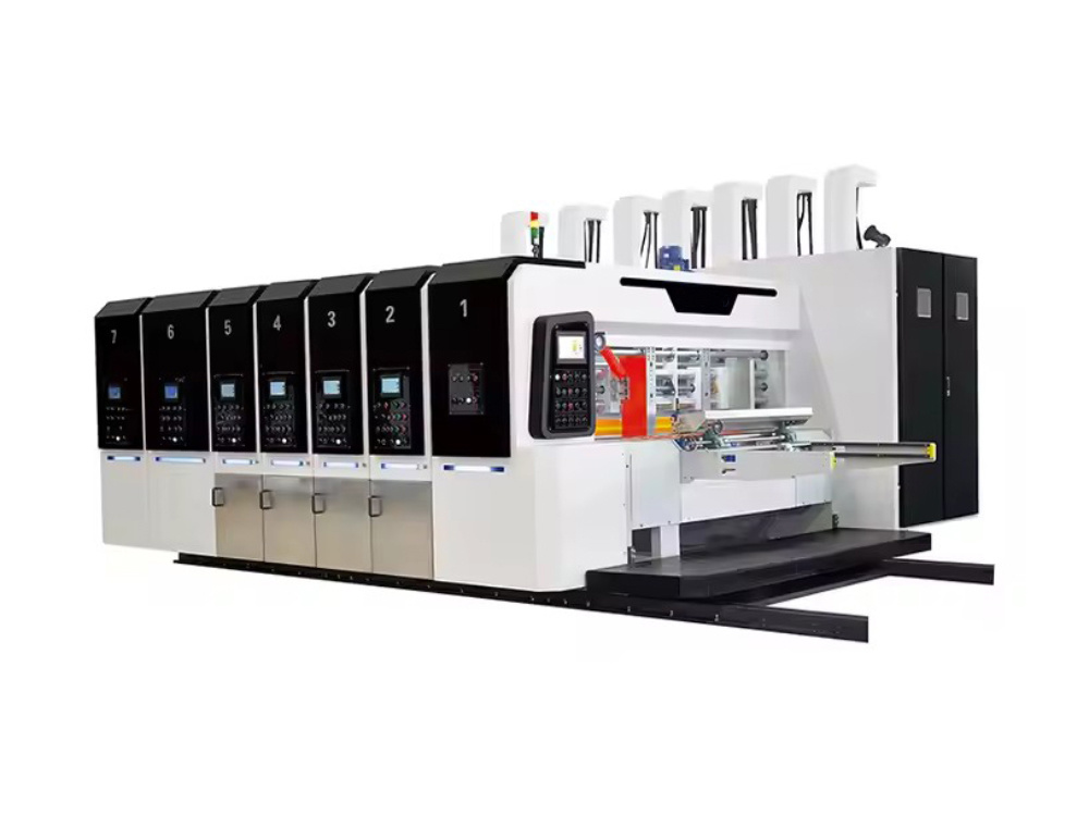Flexo printer slotter die cutting corrugated carton box slotting machine