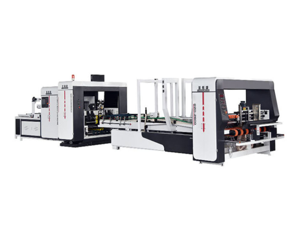 Automatic stitching gluing in one machine