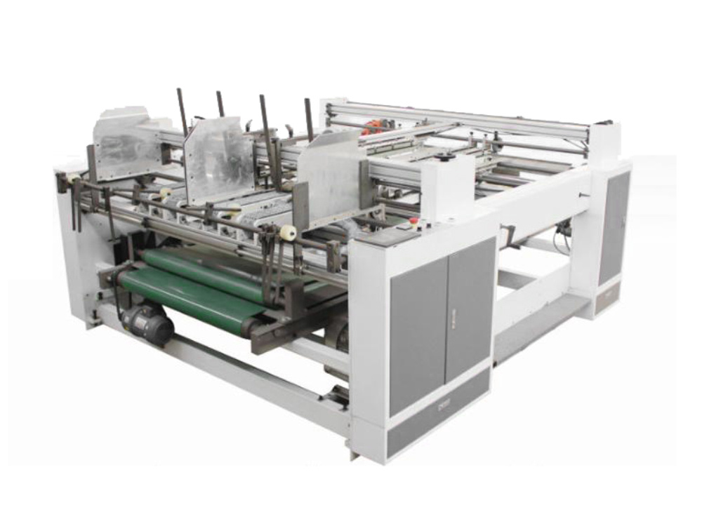 Two piece gluer machine