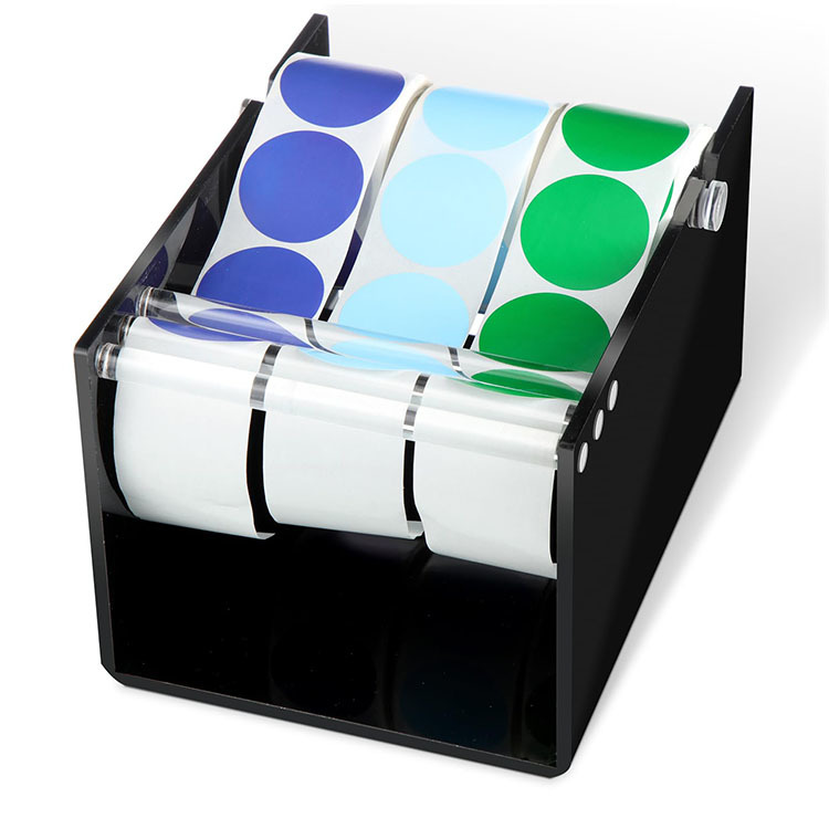JH-Mech Metal Body Label Dispenser Well-constructed for Rolls of Sticker