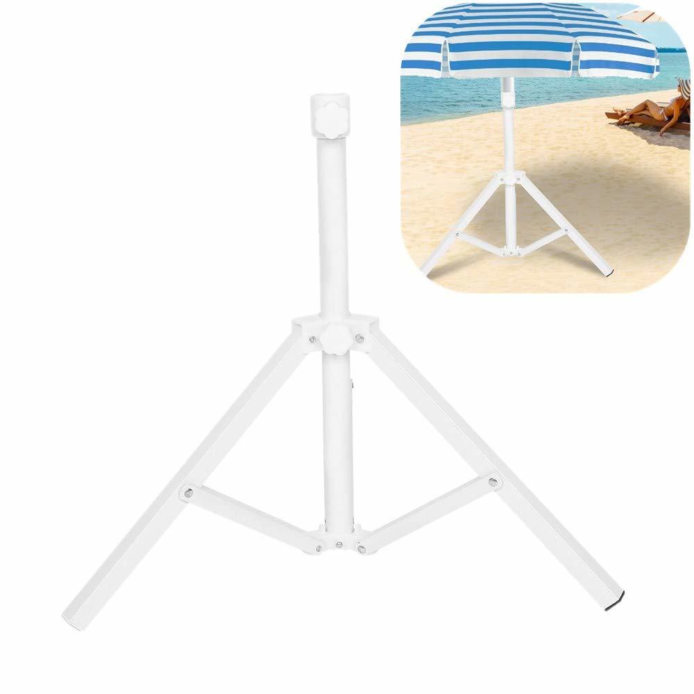 JH-Mech Foldable Umbrella Base Portable Adjustable Beach Umbrella Stand Holder