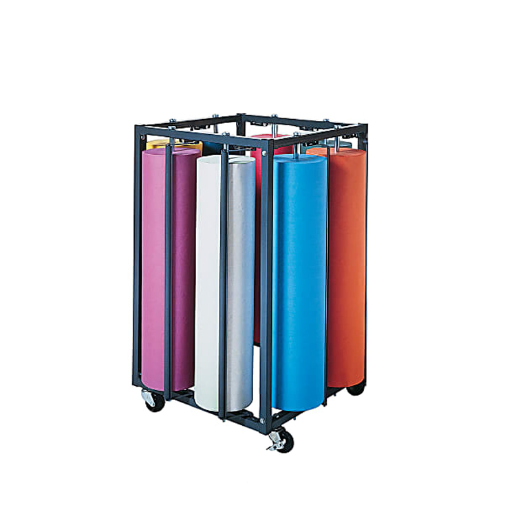 JH-Mech Roll Paper Rack 36" Wide Easy Assembly Carbon Steel