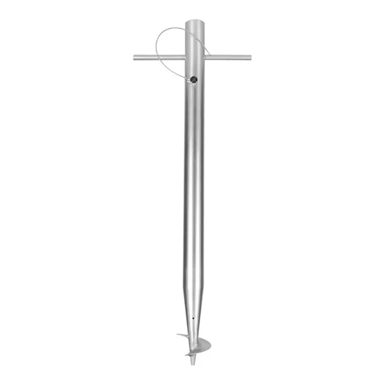 JH-Mech Umbrella Anchor Aluminum Silver 2 Lb Simple to Install Corrosion Durable