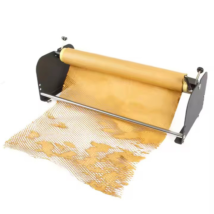 JH-Mech Honeycomb Paper Roll Dispenser with Cutter Convenient Portable and Heavy Duty