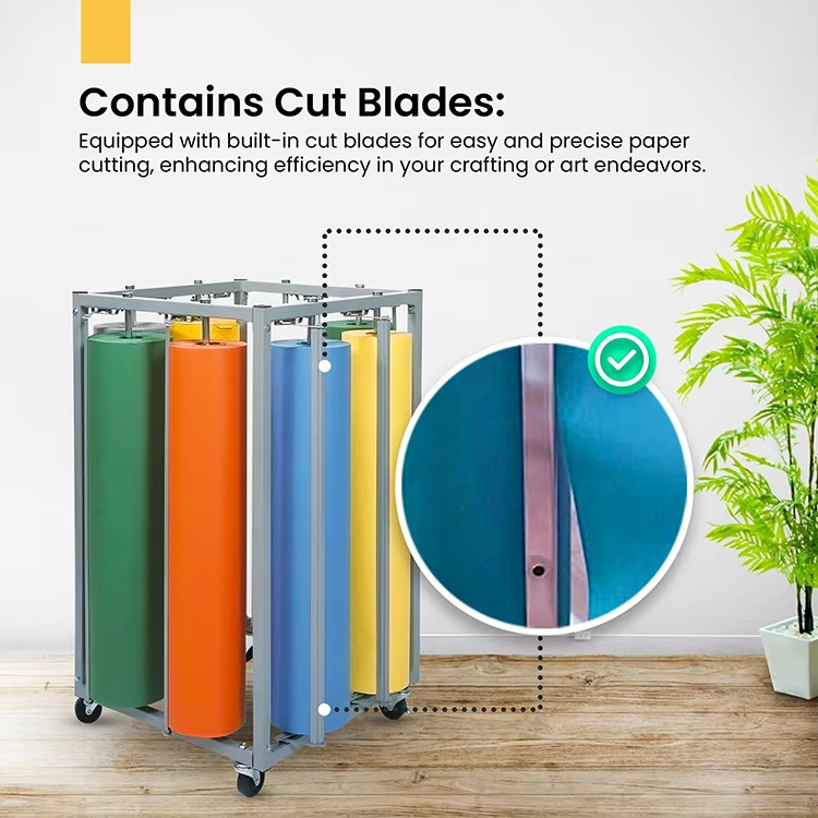JH-Mech Paper Cutter Dispenser Mobility and Space Optimization