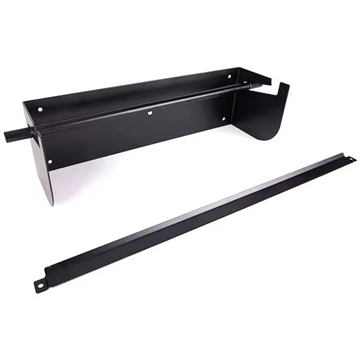 JH-Mech Custom Heavy-Duty Paper Cutter Butcher Dispenser to Do Lists Black Carbon Steel Wall Mounted Paper Dispenser