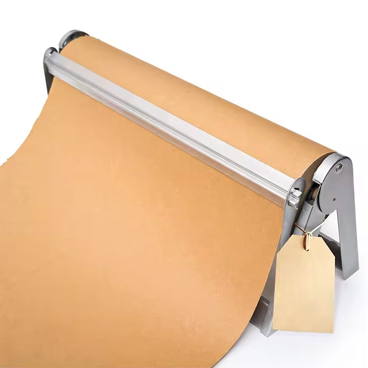 JH-Mech Paper Cutter Dispenser Carbon Steel Sturdy Structure and Updated Serrated Blade