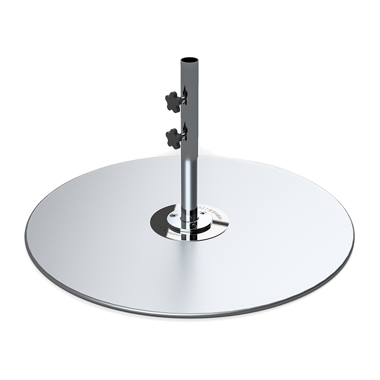 JH-Mech Umbrella & Bases Patio for Beach Galvanized Steel Round Base 70Lbs