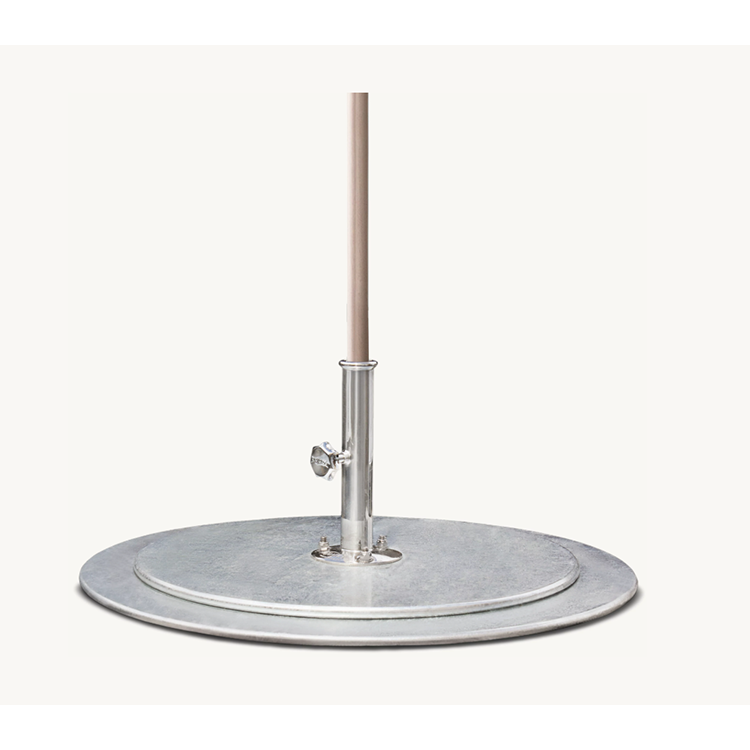 JH-Mech Patio Umbrellas Bases150-LB. Galvanized Steel Plate