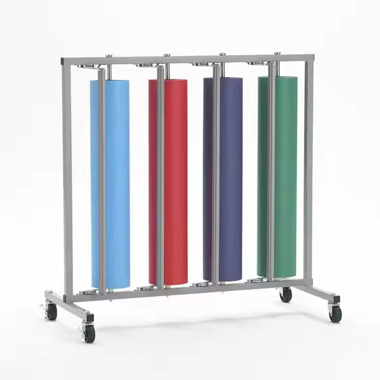 JH-Mech Four Roll Horizontal Paper Roll Rack Supplier