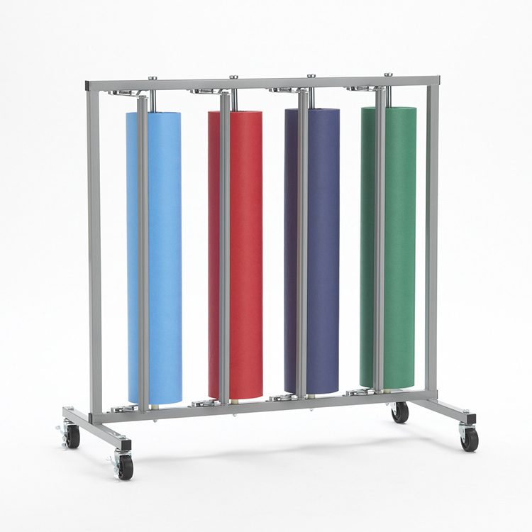 JH-Mech Vertical Paper Cutter Dispenser Grey Powder Coated Carbon Steel Four Paper