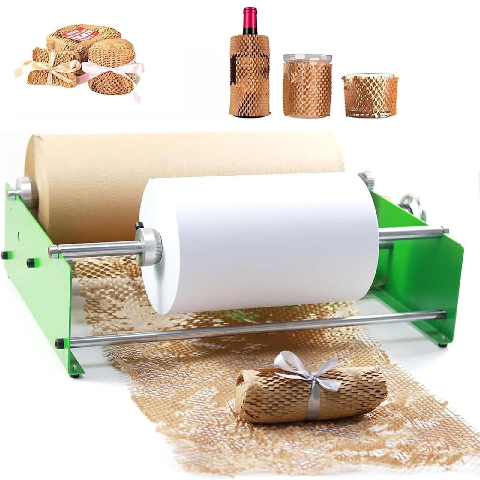 JH-Mech Honeycomb Stretching Packaging Machine Manual with Double Axis Design Unfold