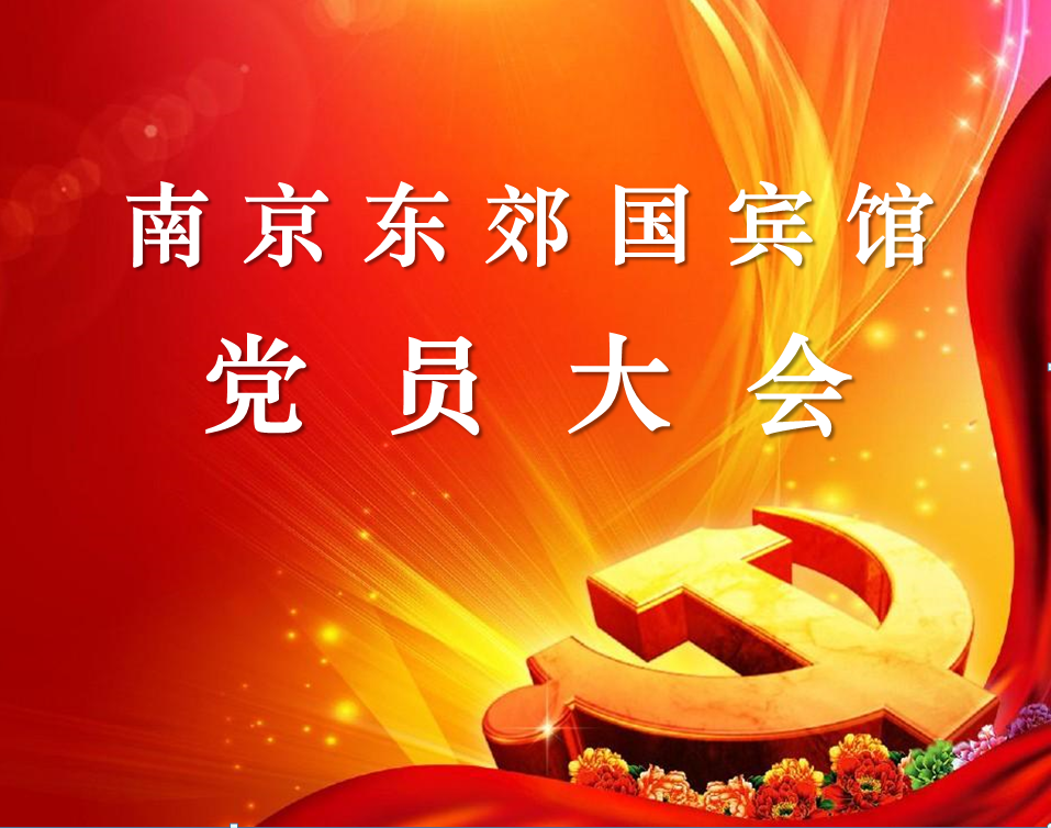 南京东郊国宾馆召开党员大会成立党总支