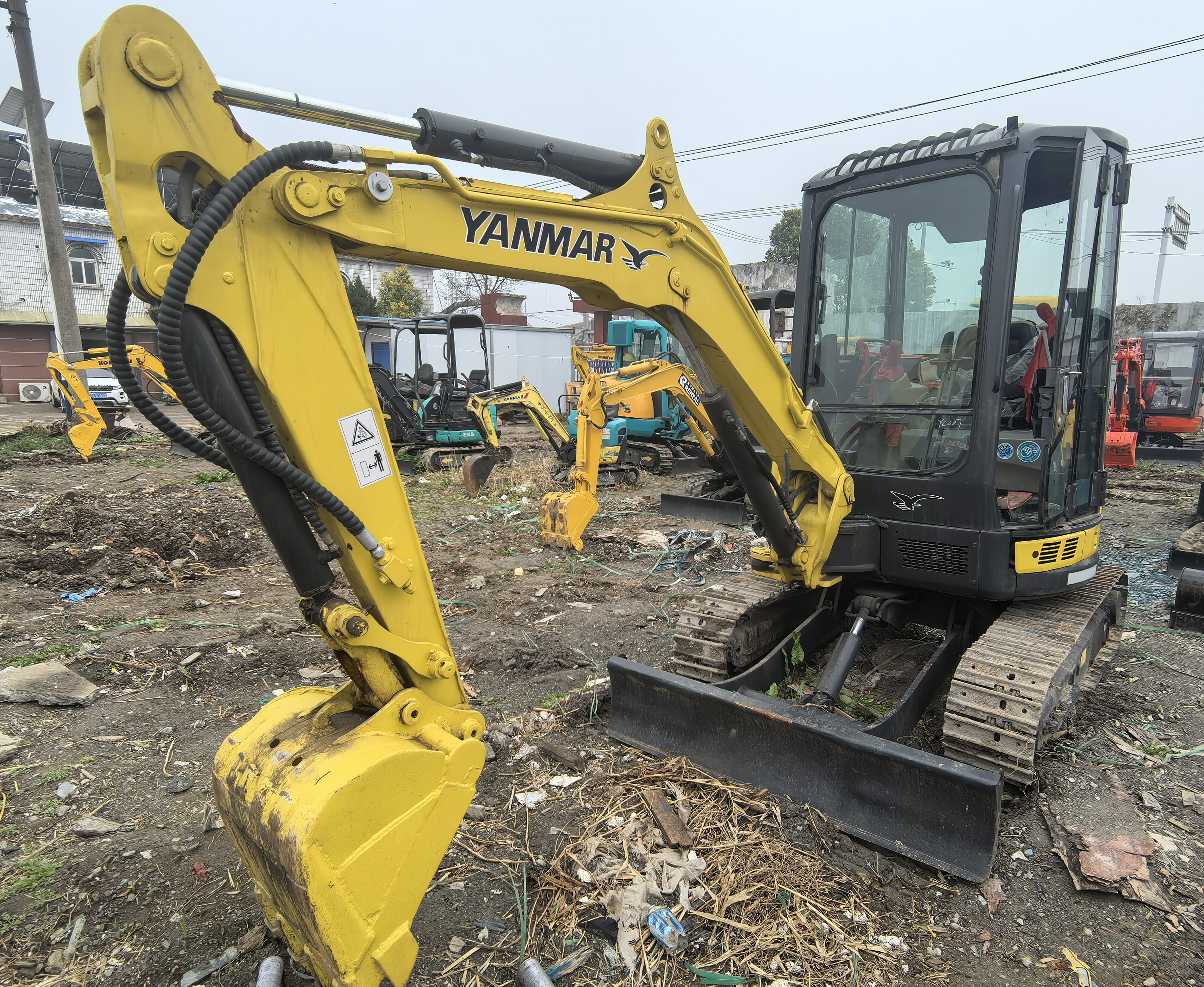 used yanmar excavators VIO35