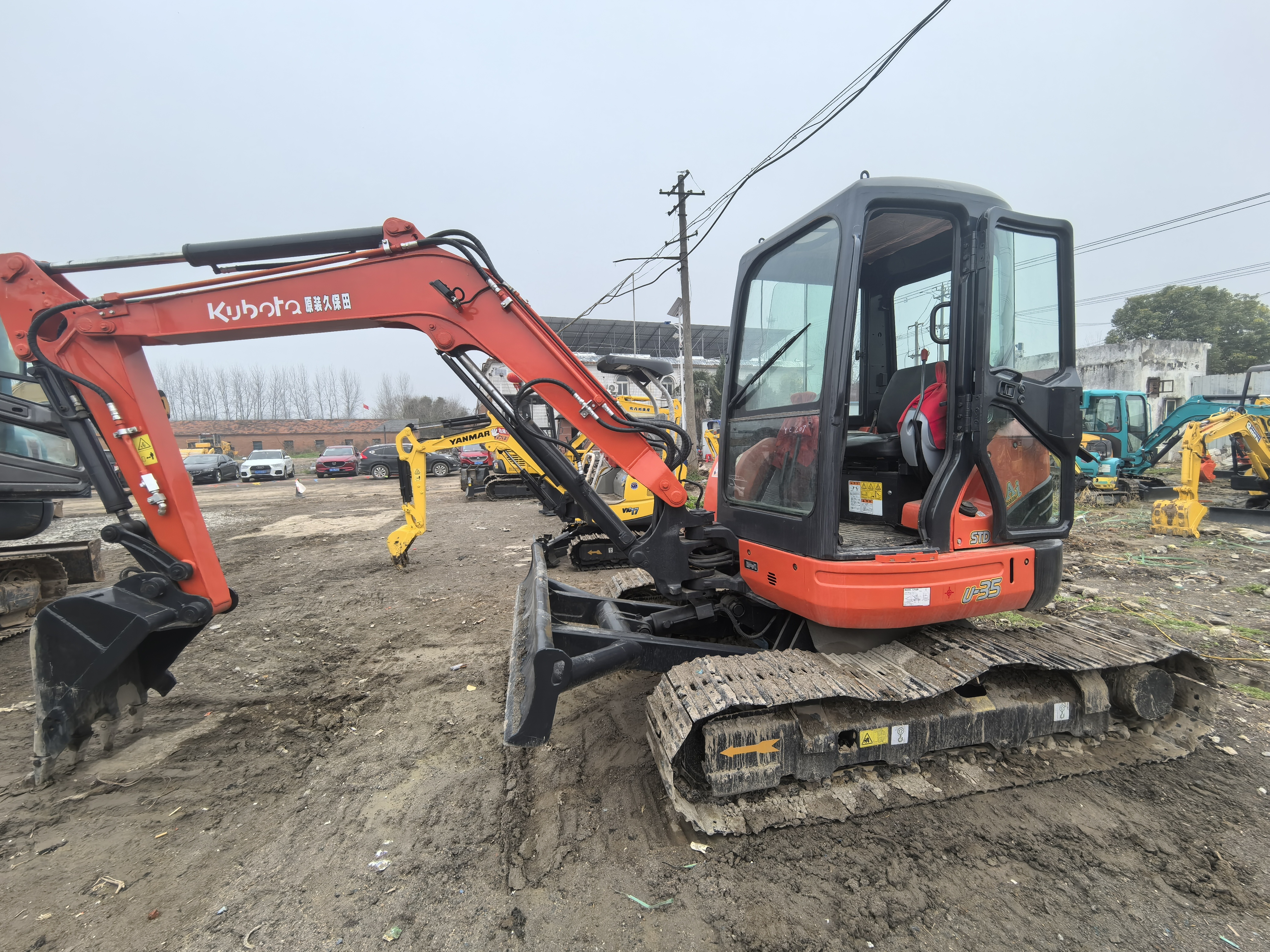 used kobota excavators U-35