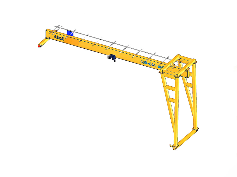 MHB (10t Electric Hoist Semi-Gantry Crane)