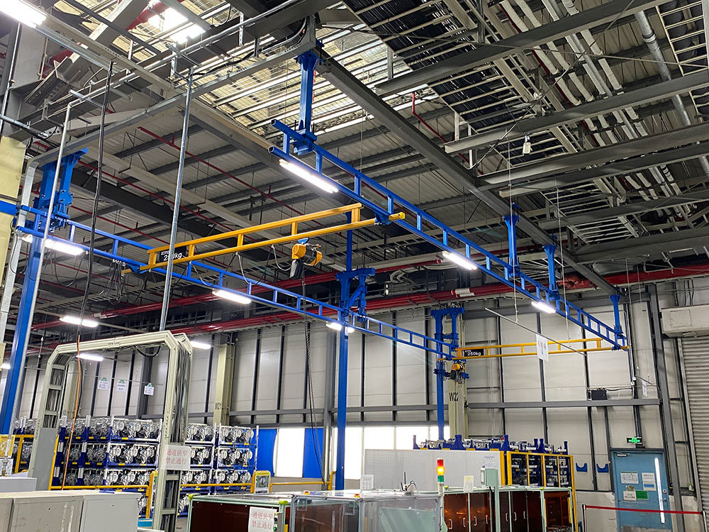 Suspended Rigid Track Crane