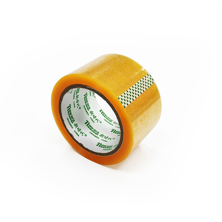 The golden yellow tape is transparent