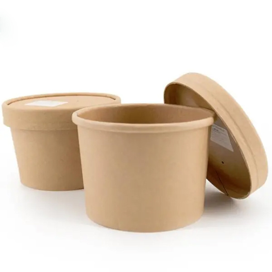 Hot Sale Kraft Paper Soup Cup