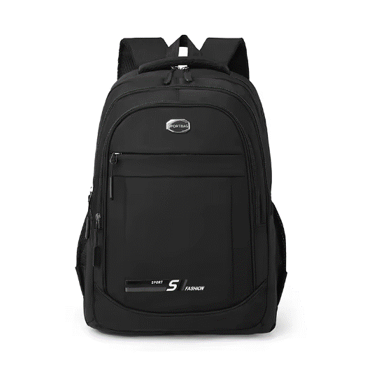 Backpack men's simple large capacity backpack junior high school leisure backpack High school student travel bag