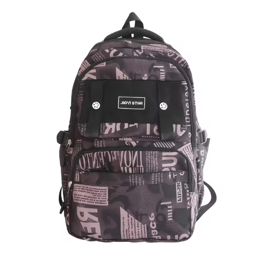 Korean version of high school students large capacity lightweight backpack dark green