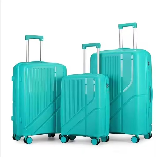 unisex custom 4 wheels spinner pp suitcase set with private lable pp suitcase set unisex custom 4 wheels spinner pp suitcase set with private lable pp suitcase set