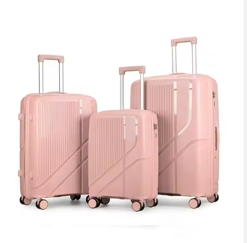 unisex custom 4 wheels spinner pp suitcase set with private lable pp suitcase set unisex custom 4 wheels spinner pp suitcase set with private lable pp suitcase set