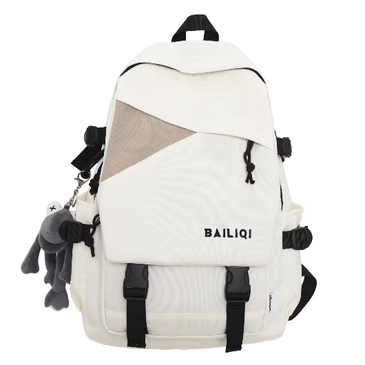 Korean version of ins tooling bag female color backpack large capacity leisure computer bag high school college backpack