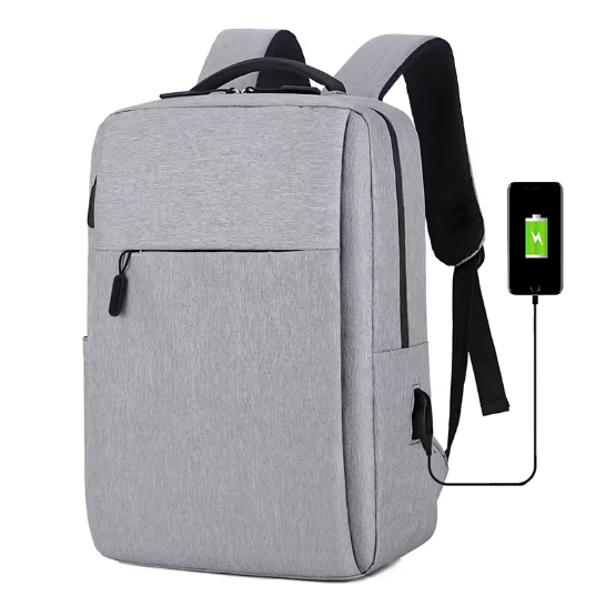 Men's backpack junior high school backpack business light travel computer backpack Oxford cloth simple