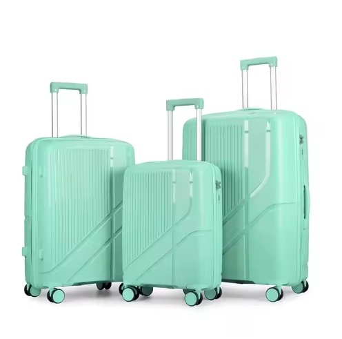 unisex custom 4 wheels spinner pp suitcase set with private lable pp suitcase set unisex custom 4 wheels spinner pp suitcase set with private lable pp suitcase set