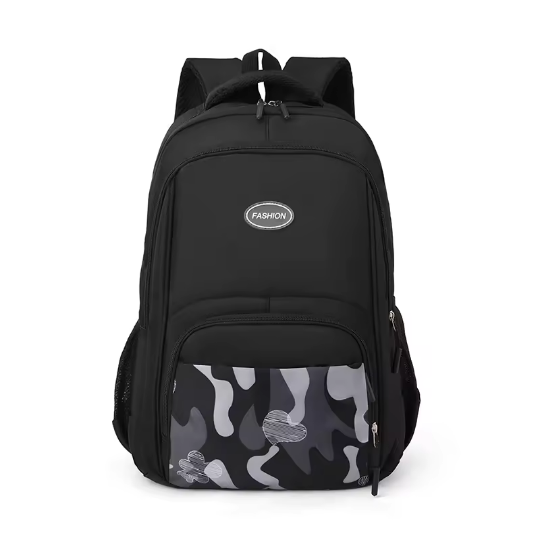 Male casual simple backpack schoolbag for primary school students light backpack for college students