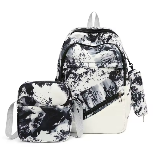 New tie-dye backpack for college students and high school students, Japanese and mori travel backpack