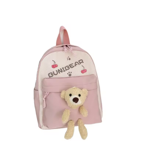 Cute Popular Bear Children's Bag Travel Durable Cartoon School Backpack Bag for Teenagers