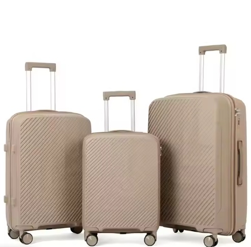 fashion 3pcs pp luggage suitcase with double wheels custome logo factory wholesale outdoor trolley case fashion 3pcs pp luggage suitcase with double wheels custome logo factory wholesale outdoor trolley case