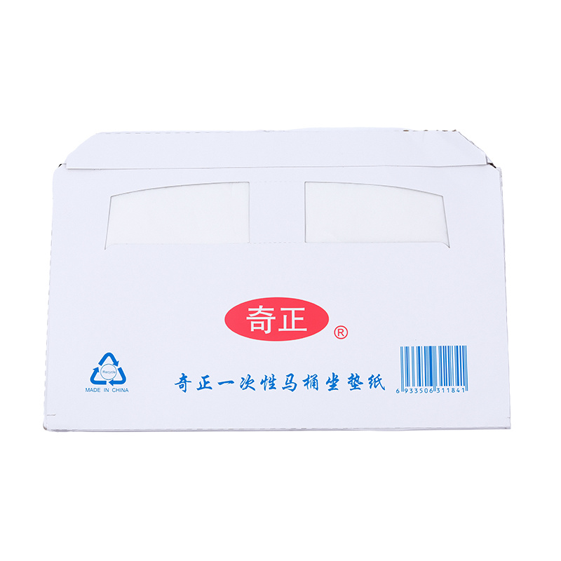 Qizheng Toilet Seat Cover, 43*36cm, White, 2-fold