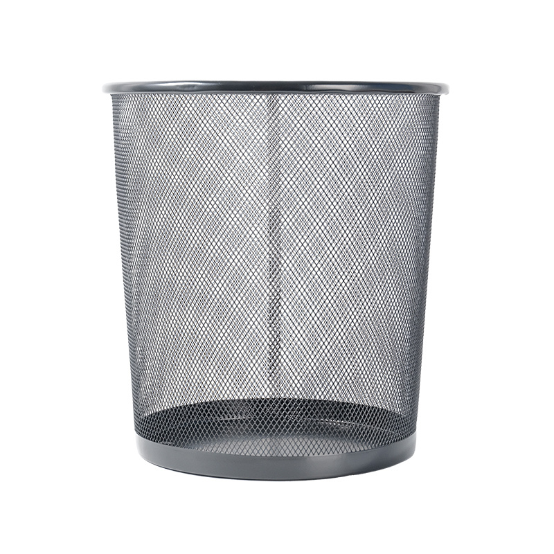 Qizheng Medium Iron Wastepaper Basket (h28cm x 25cm)
