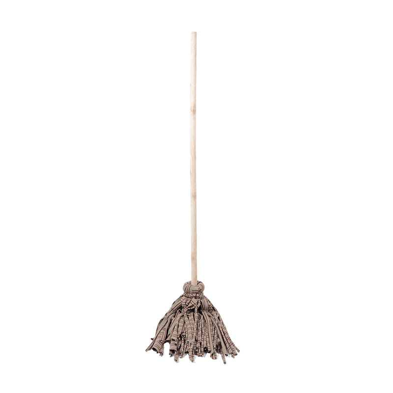 Qizheng 100% Cotton Mop, Mixed Color Cotton, 35cm, 104cm Handle Length
