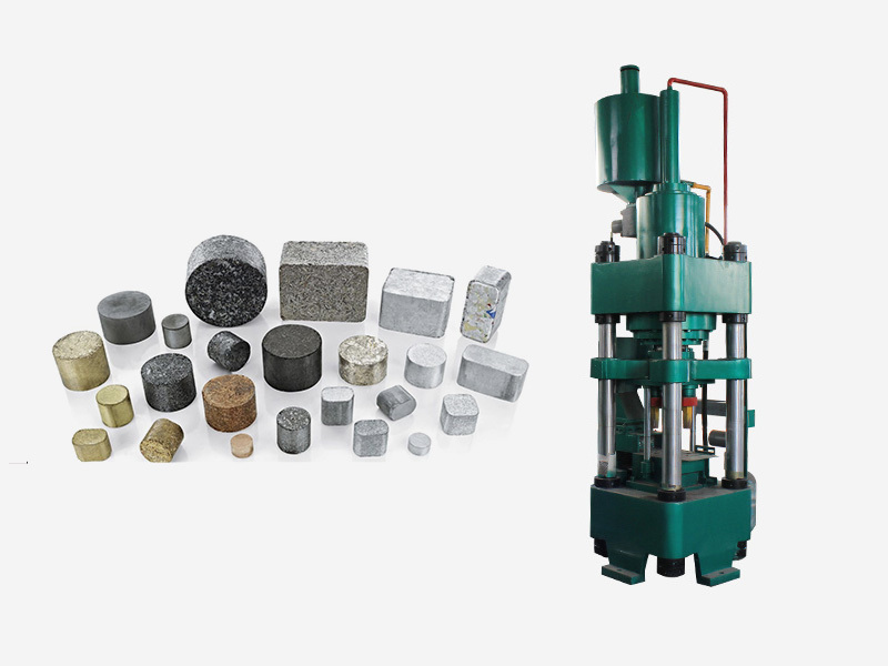 The production line of briquetting press in China The production line of briquetting press in China