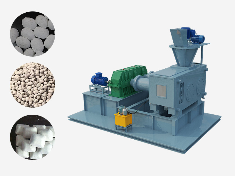 Double output briquette machine