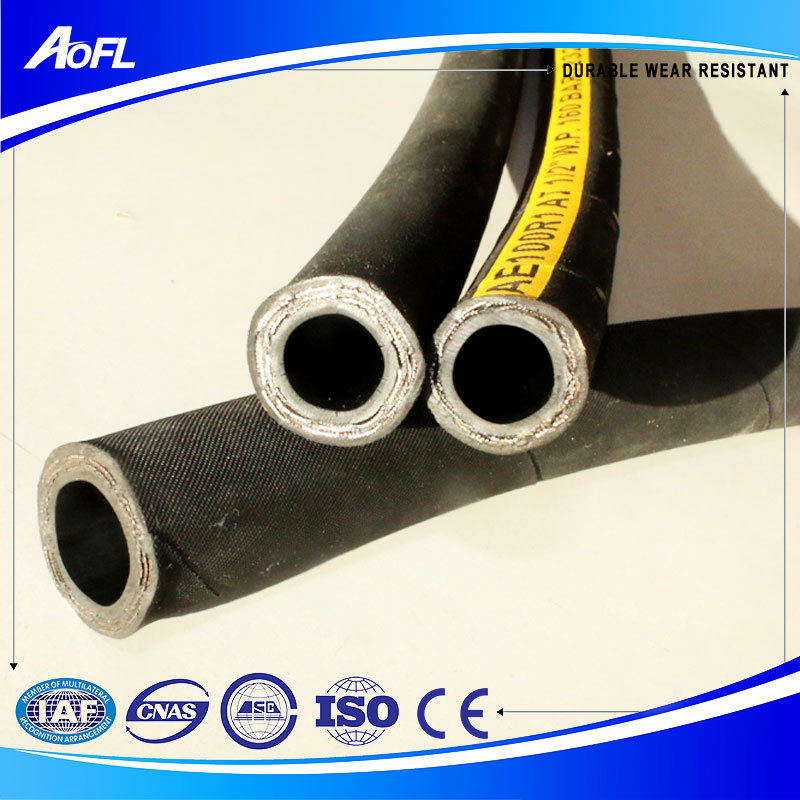 Wire braid air pressure rubber hose