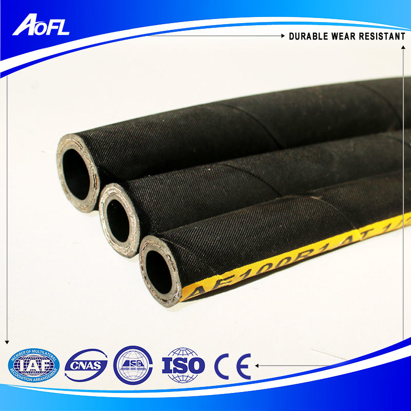 Wire braid heat(steam)-resistant rubber hose