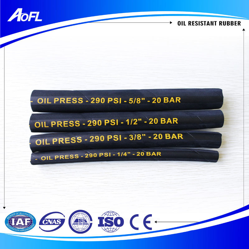 Fiber spiral(braid) oil rubber hose(Smooth/Wrapped cover)