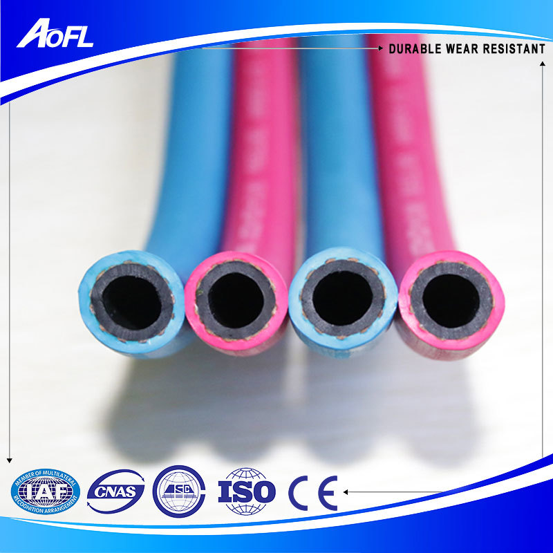 Twin welding rubber hose