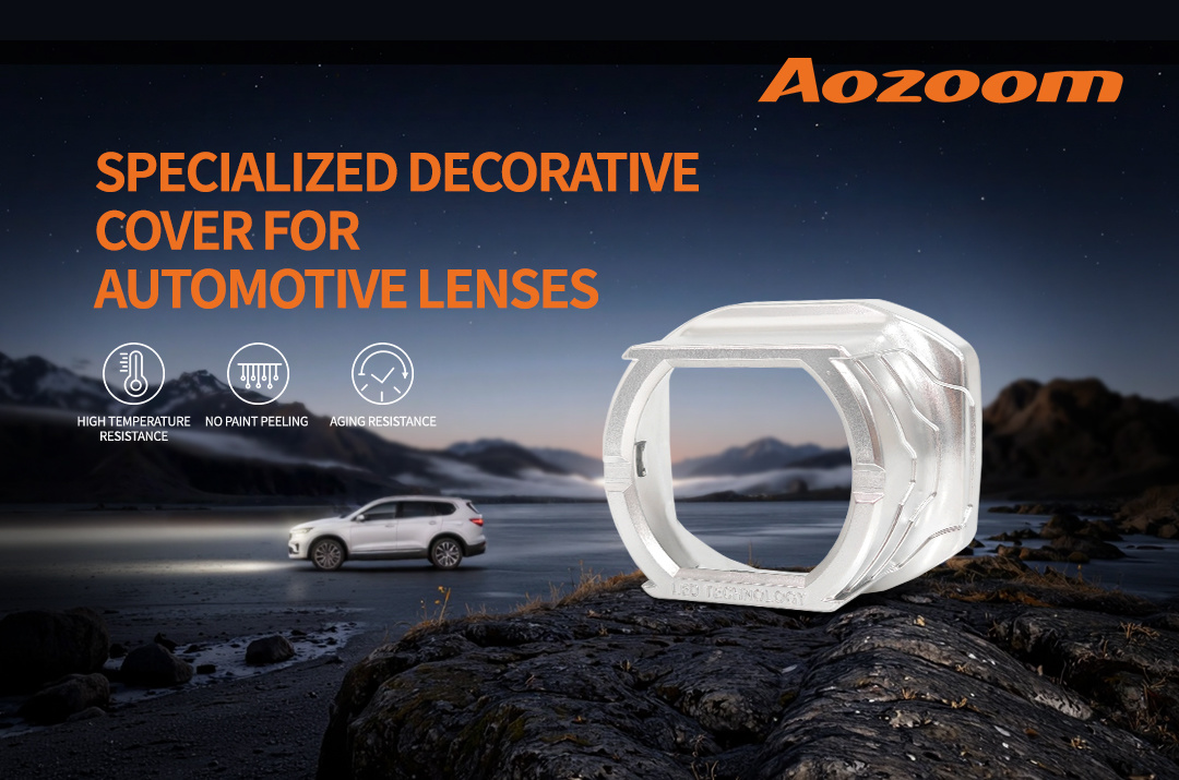 “SQUARE COVER” SPECIALIZED DECORATIVE COVER FOR AUTOMOTIVE LENSES