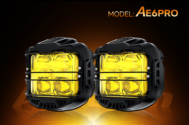 "AE6PRO" AOZOOM 5-INCH LED DUAL-BEAM EXTERNAL MODULE