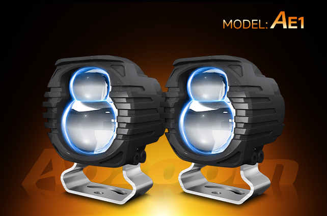 “AE1” AOZOOM EXTERNAL BI FOCAL BRIGHTENING LAMP