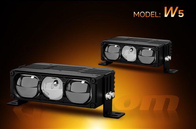 “W5” AOZOOM W5 LED MULTI-FUNCTIONAL DUAL BEAM EXTERNAL LAMP