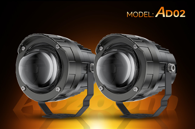 "AD02" AOZOOM LED EXTERNAL LIGHTING AUXILIARY LAMP FOR ELECTRIC MOTORCYCLE