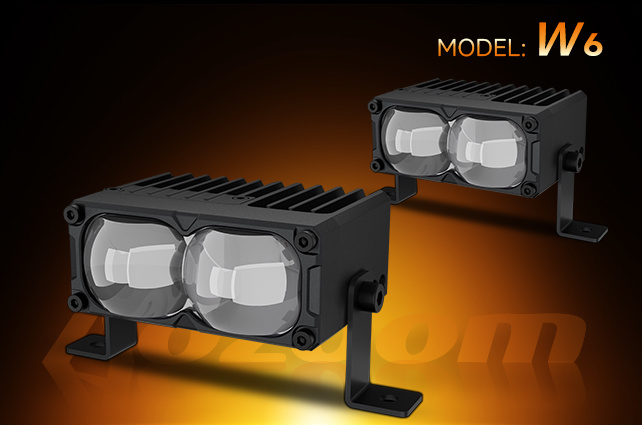 "W6" AOZOOM W6 LED MULTI-FUNCTIONAL DUAL BEAM EXTERNAL LAMP